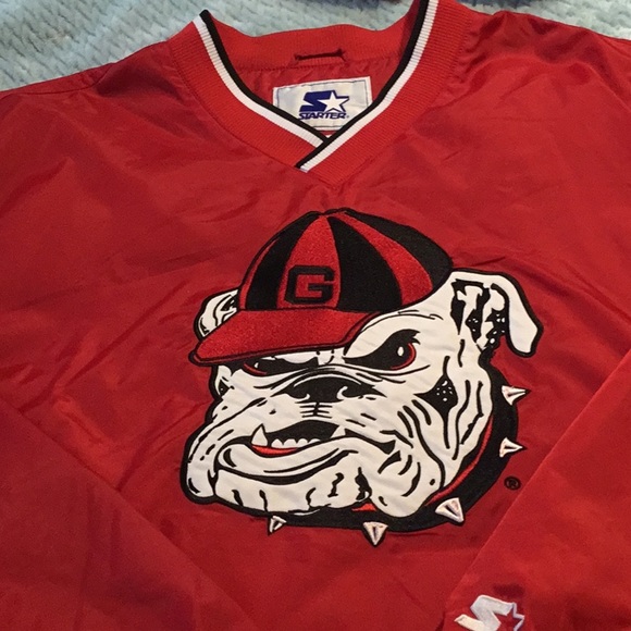 STARTER Other - GEORGIA BULLDOGS men’s sweatshirt 3xl. EUC.polyester rain proof. Lined.